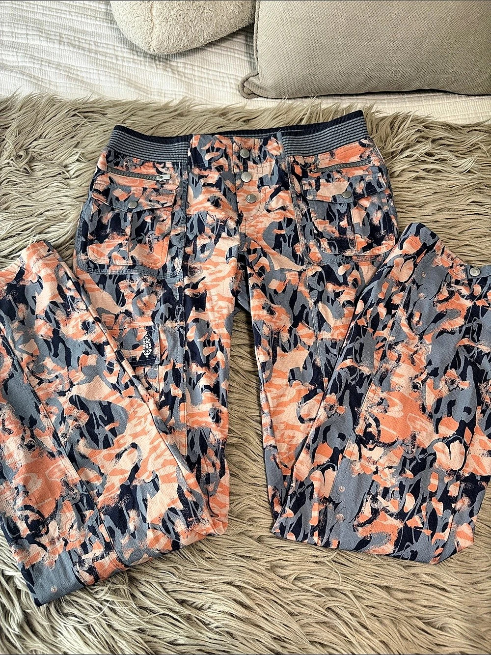 Free People Abstract Print Pants Size Small